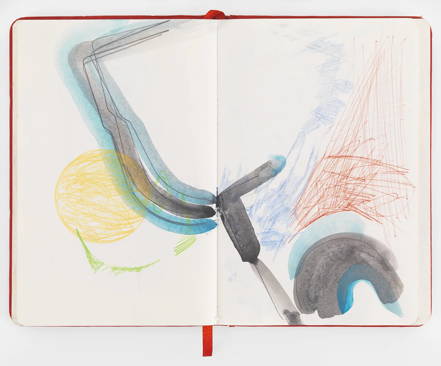 Austin Thomas, Notebook, 2015 7 x 10 inches, watercolor with pen and pencil