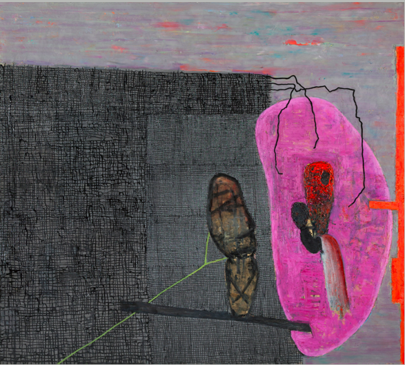 Stone Memories 72x80 in. Oil on Wood 2014