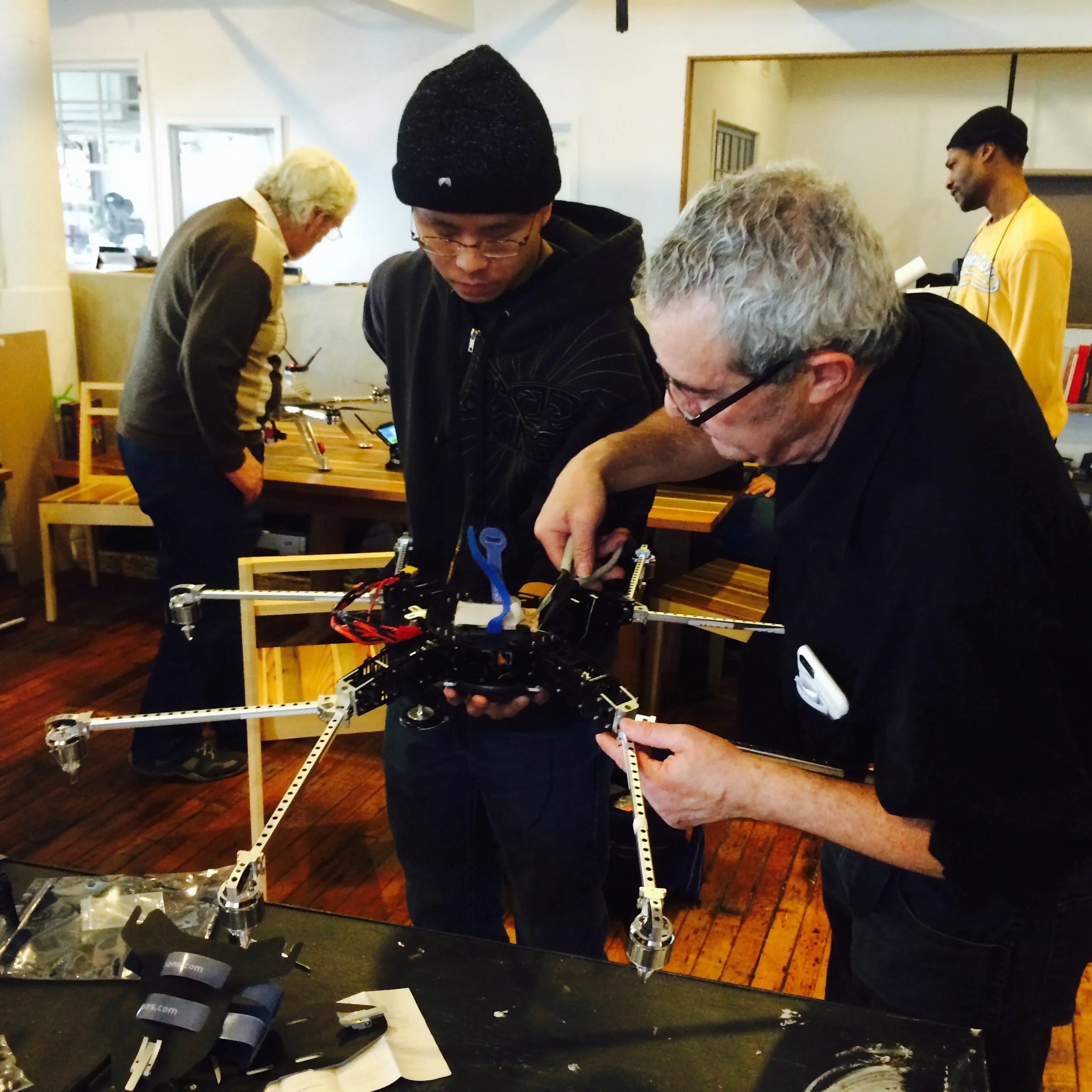 Drone building. Photo courtesy: Collab