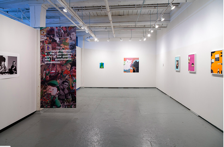 “Love Child”, Curated by Eleanna Anagnos the show includes works by Eva and Adele , Anna Gaskell , and Douglas Gordon , Nyeema Morgan, and Mike Cloud , Rachel Dubuque and Justin Plakas , Maria Walker and Jonathan Allmaier , Carrie Moyer and Sheila Pepe , Jennifer Coates and David Humphrey