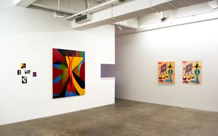 Photo: Installation of "Rough Cut," curated by Jennifer Samet and Elizabeth Hazan for Morgan Lehman Gallery, January 2015