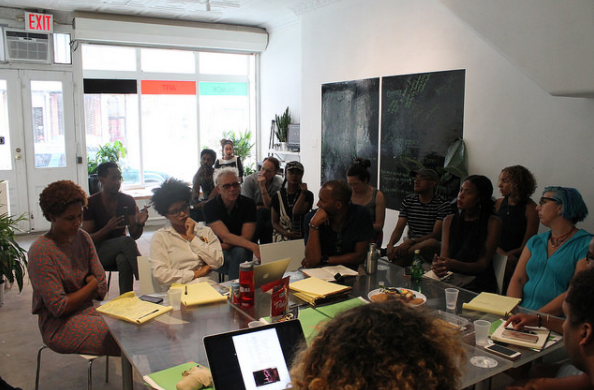 Black Art Incubator workshop event. Photo courtesy of Recess