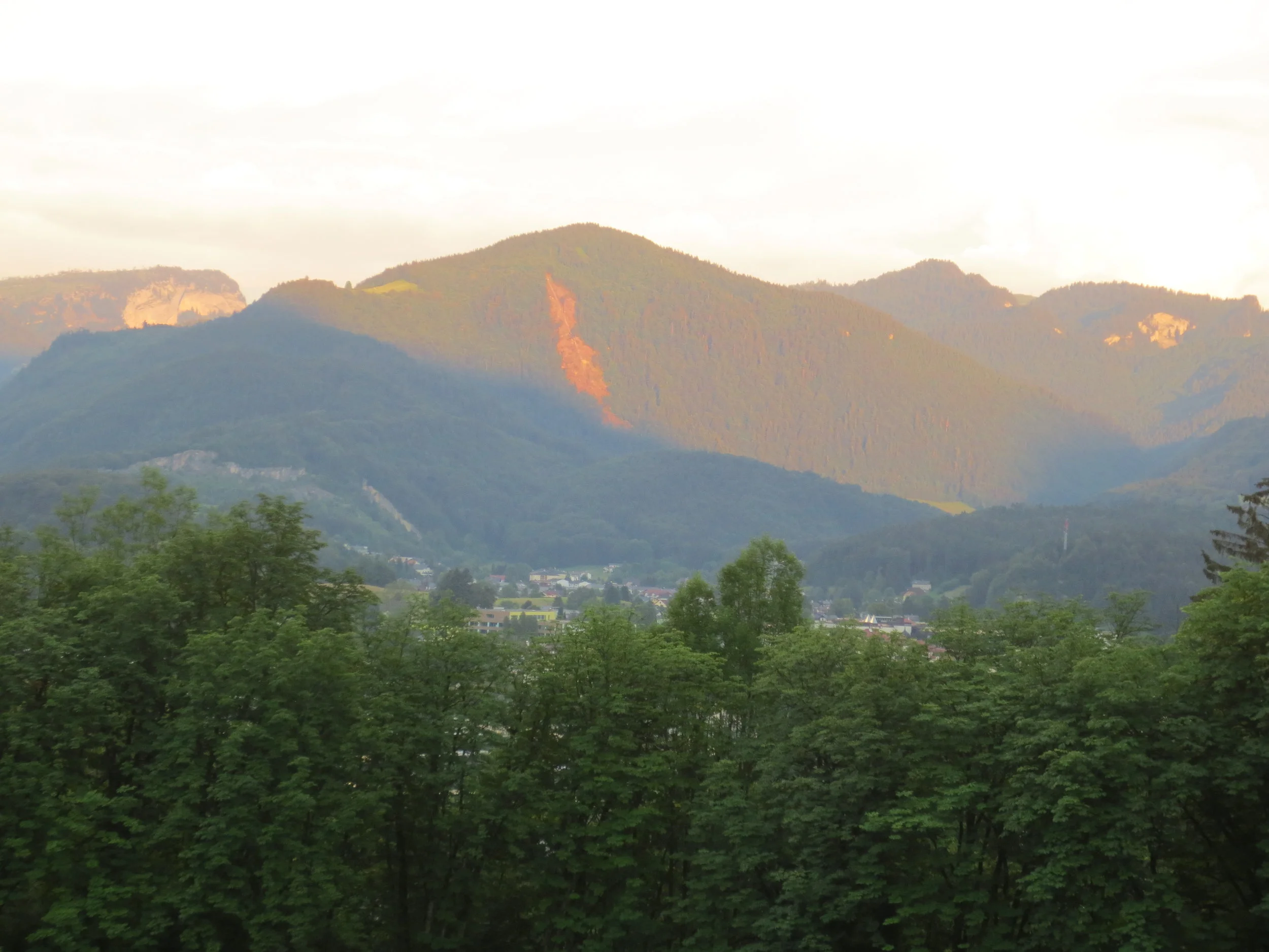 View from Kalvarienbergkirche Bad Ischl