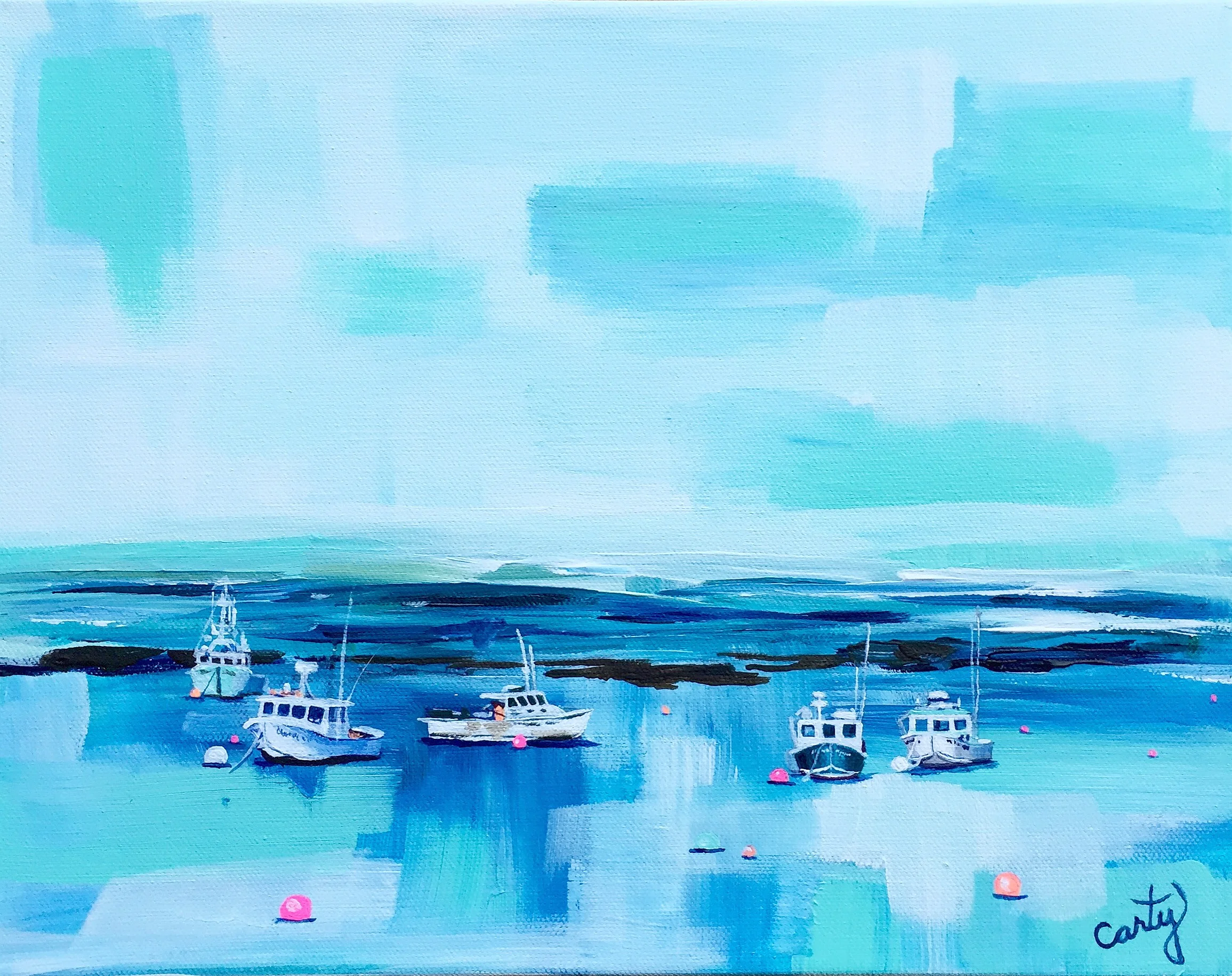 Colorful Coastals are coming along!