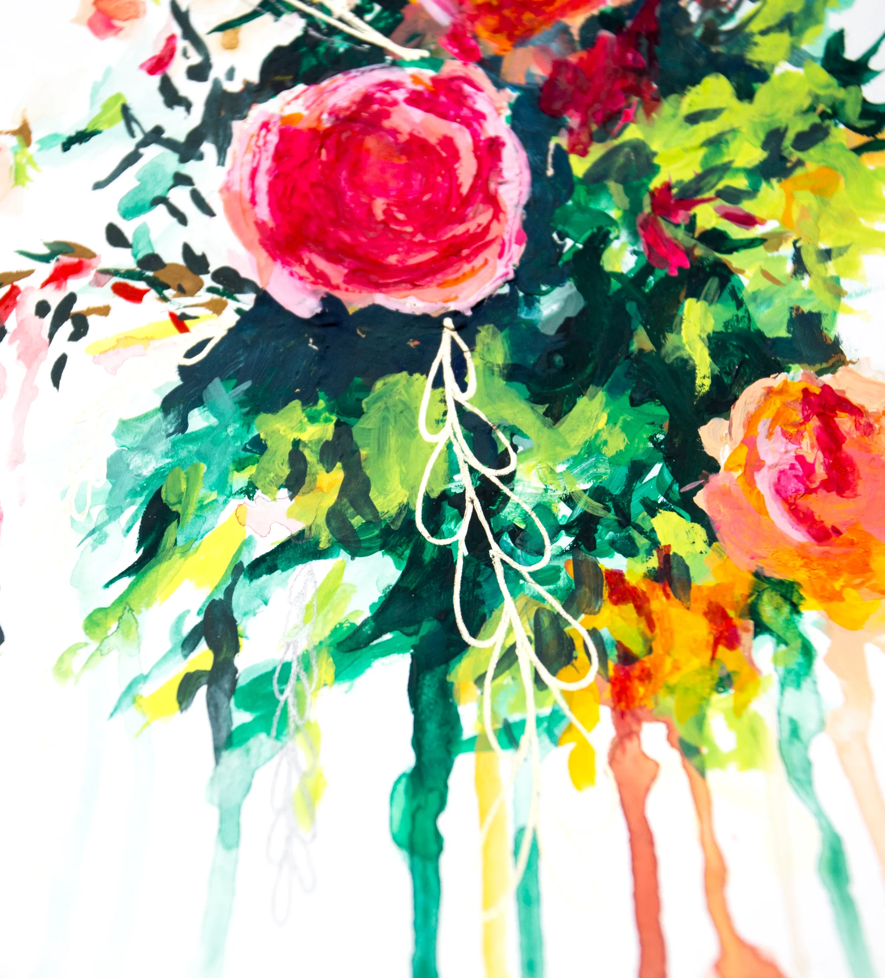 floral painting by Megan Carty
