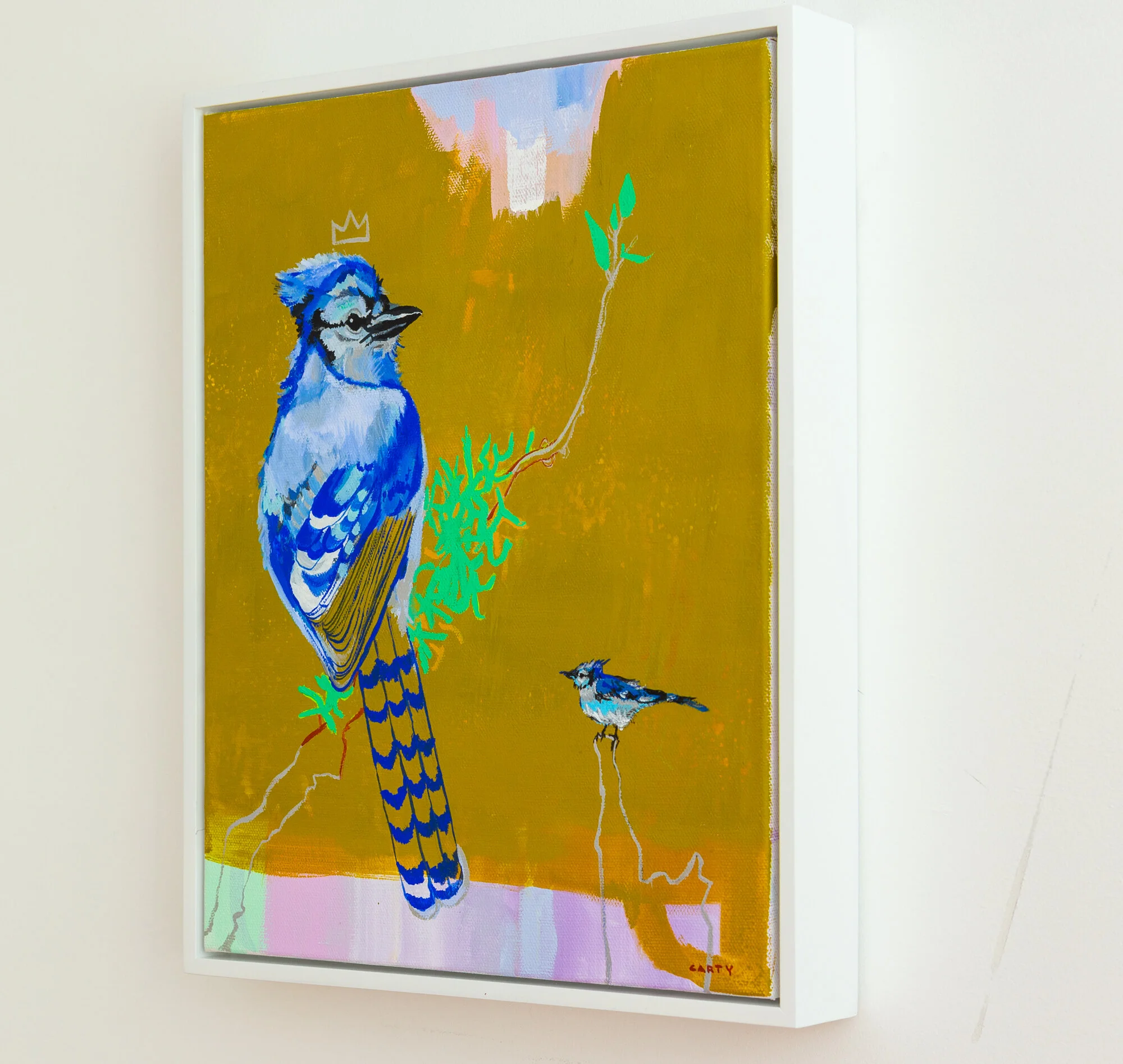 Blue Jay Painting by Megan Carty