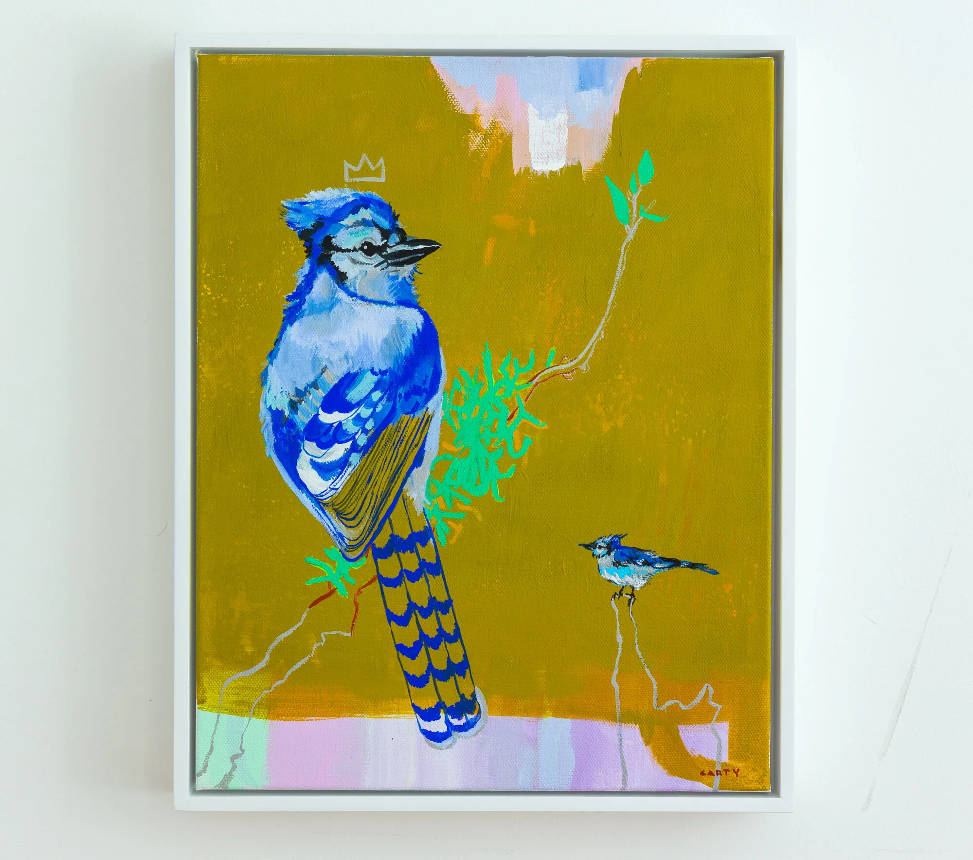 Blue Jay Painting by Megan Carty