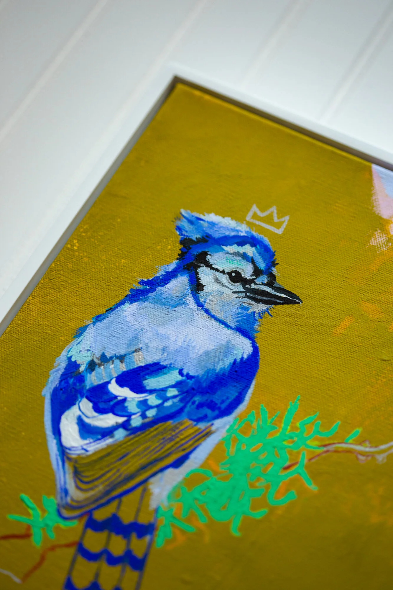 Blue Jay Painting by Megan Carty