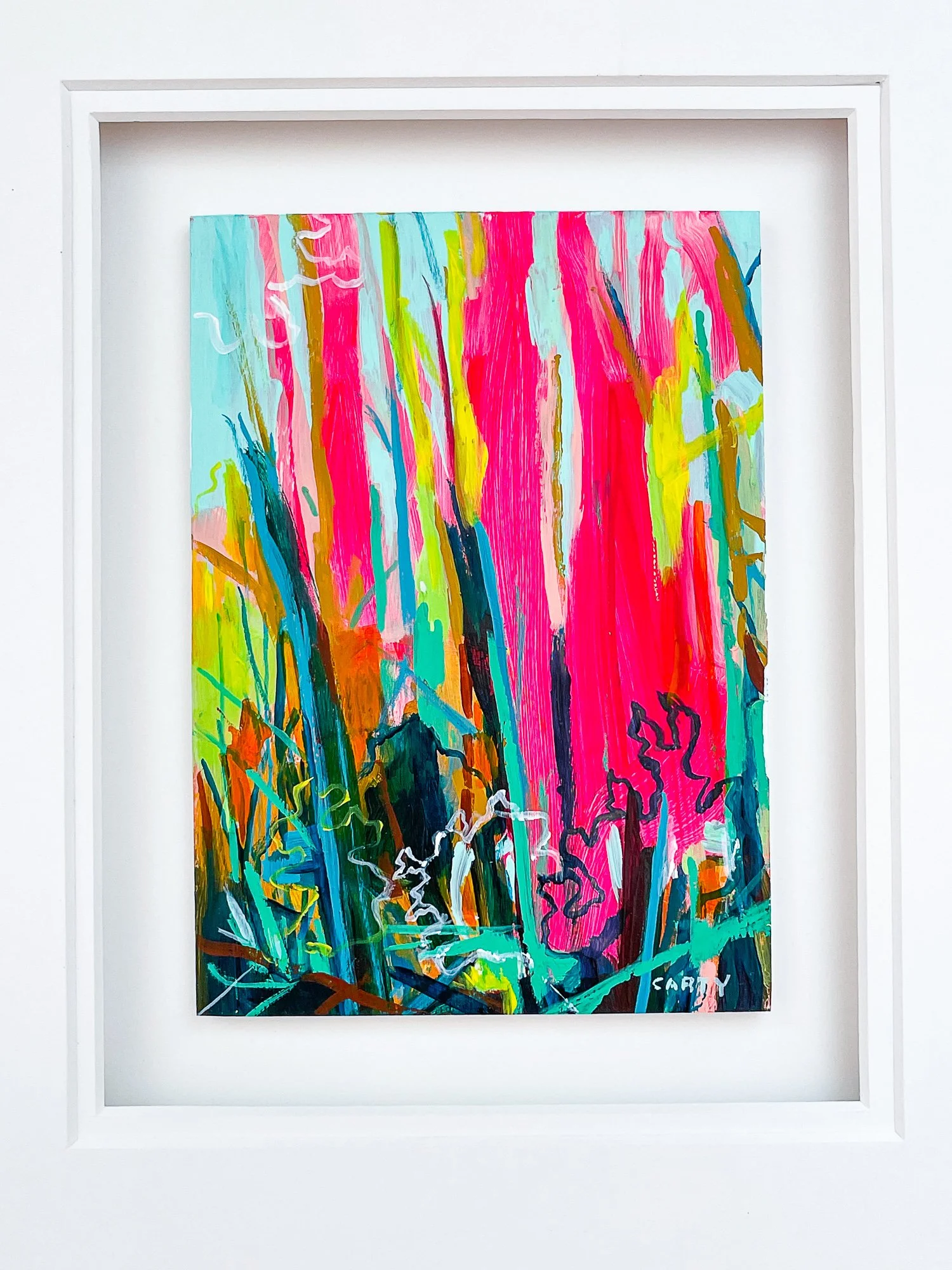 contemporary abstract landscape painting by Megan Carty