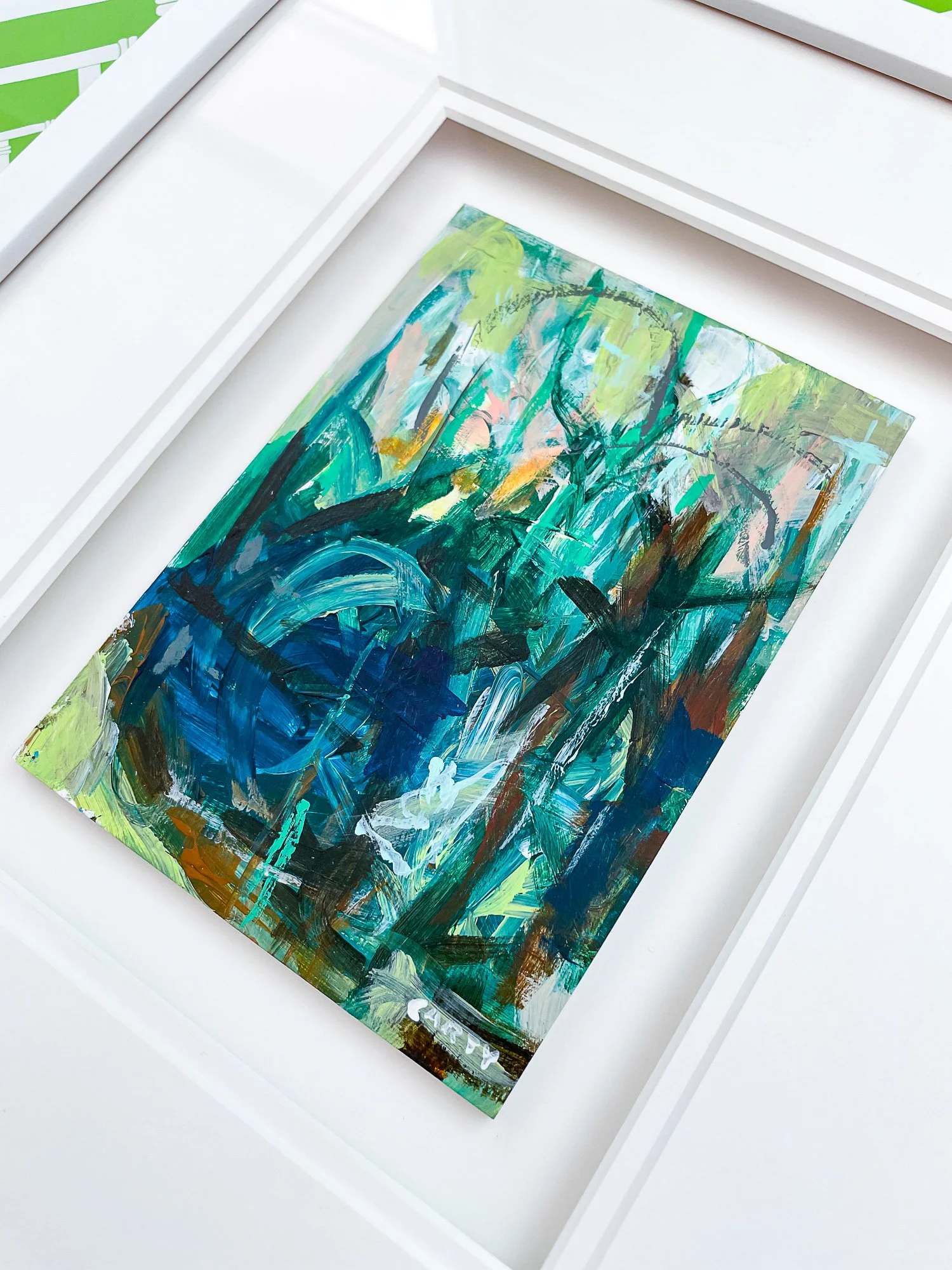 Contemporary abstract landscape painting by Megan Carty