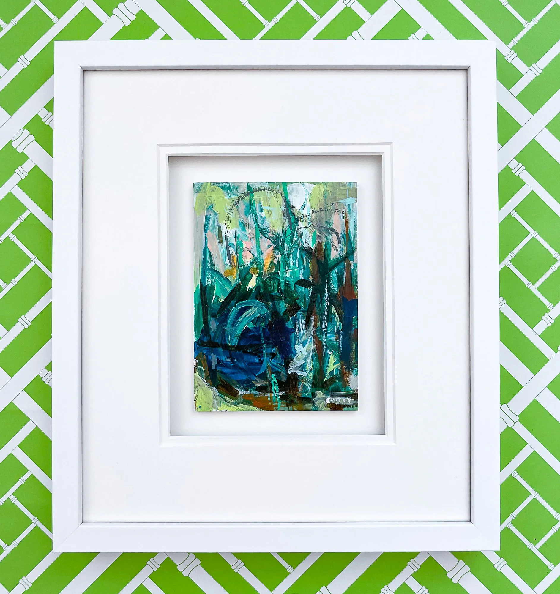 Contemporary abstract landscape painting by Megan Carty