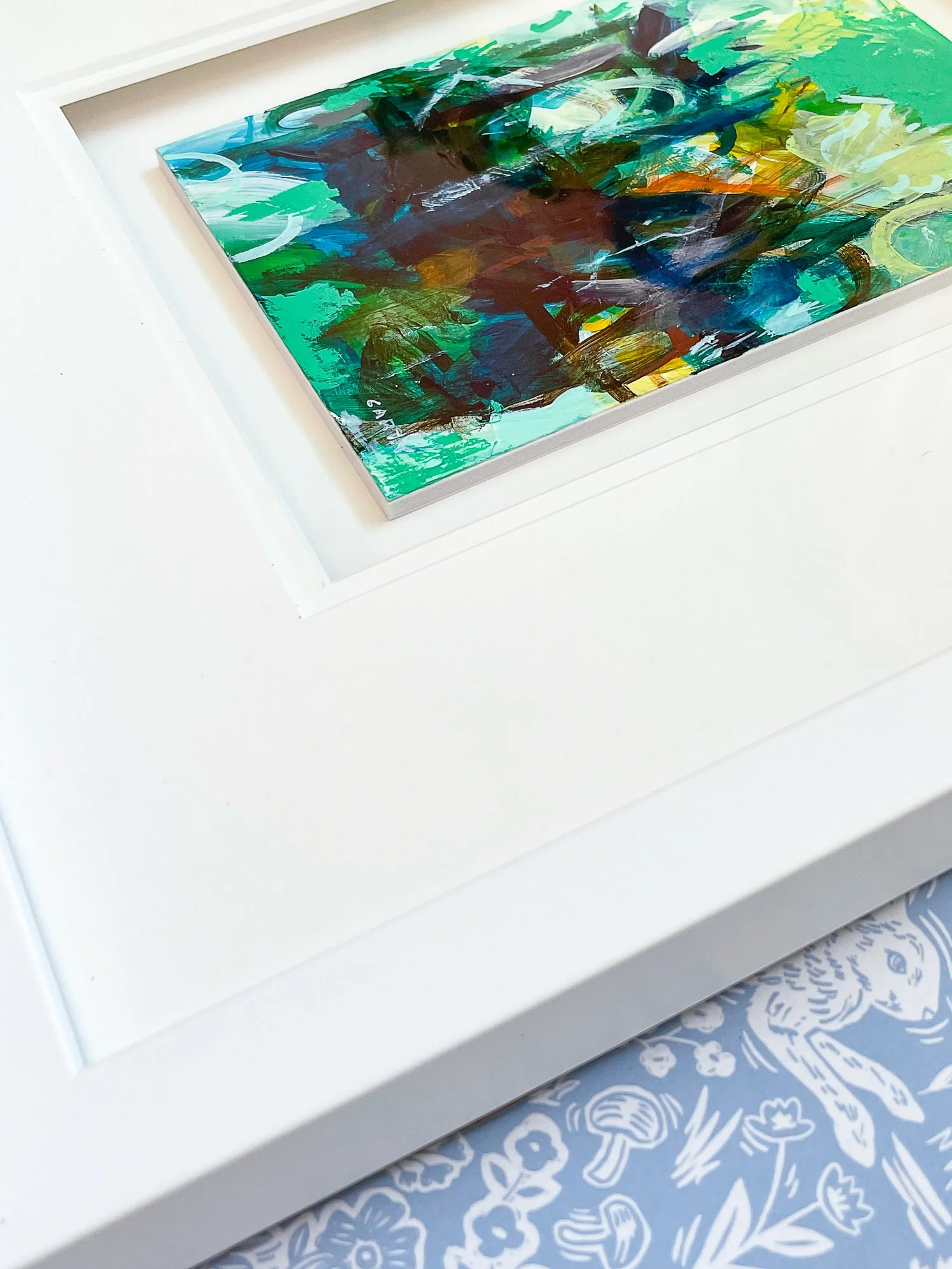 Contemporary abstract landscape painting by Megan Carty