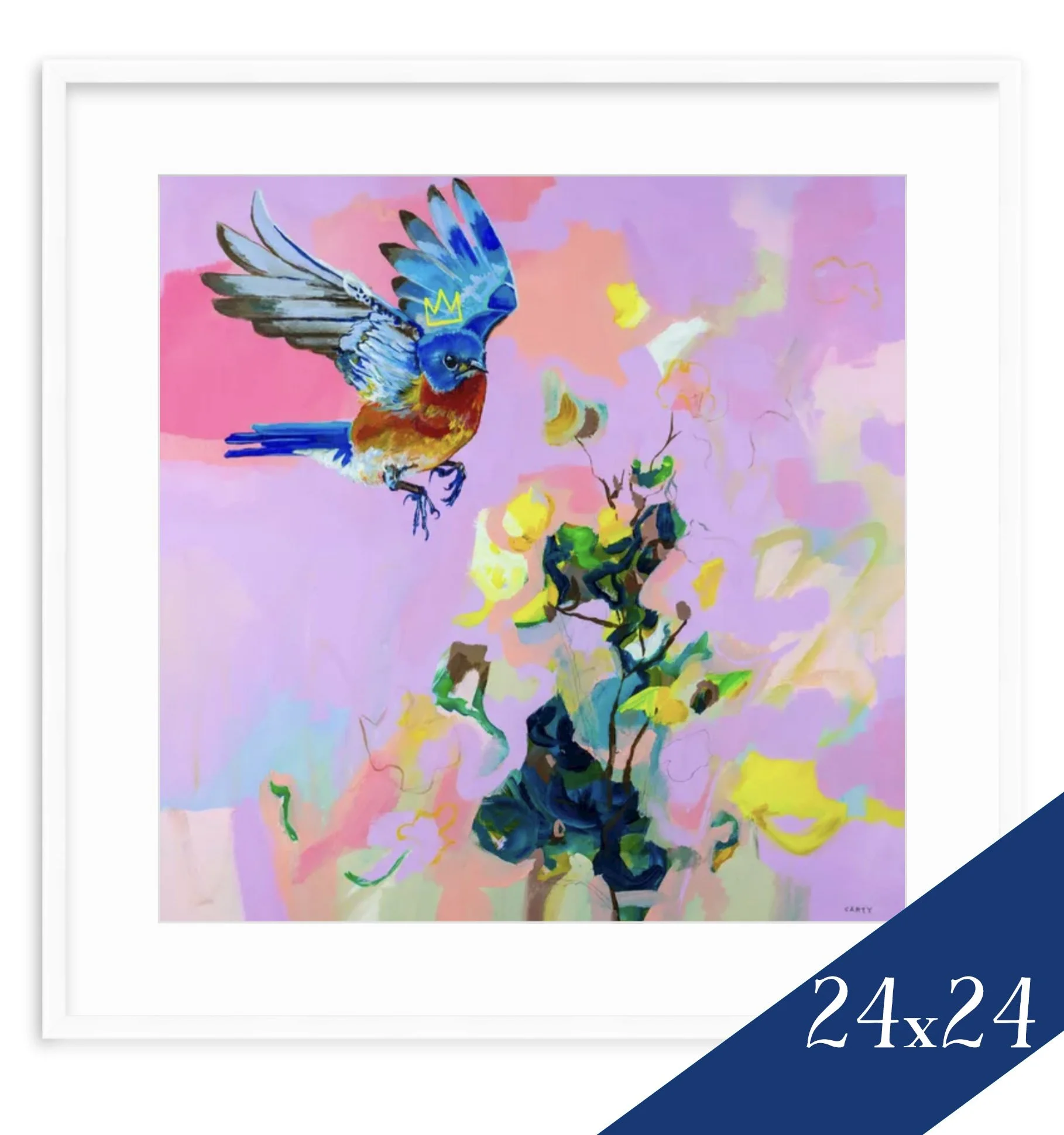 bluebird fine art print by megan carty