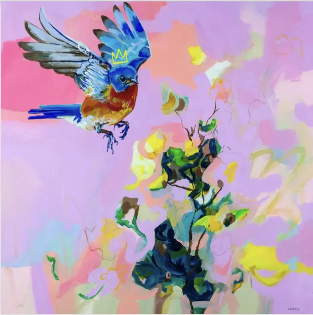 bluebird fine art print by megan carty