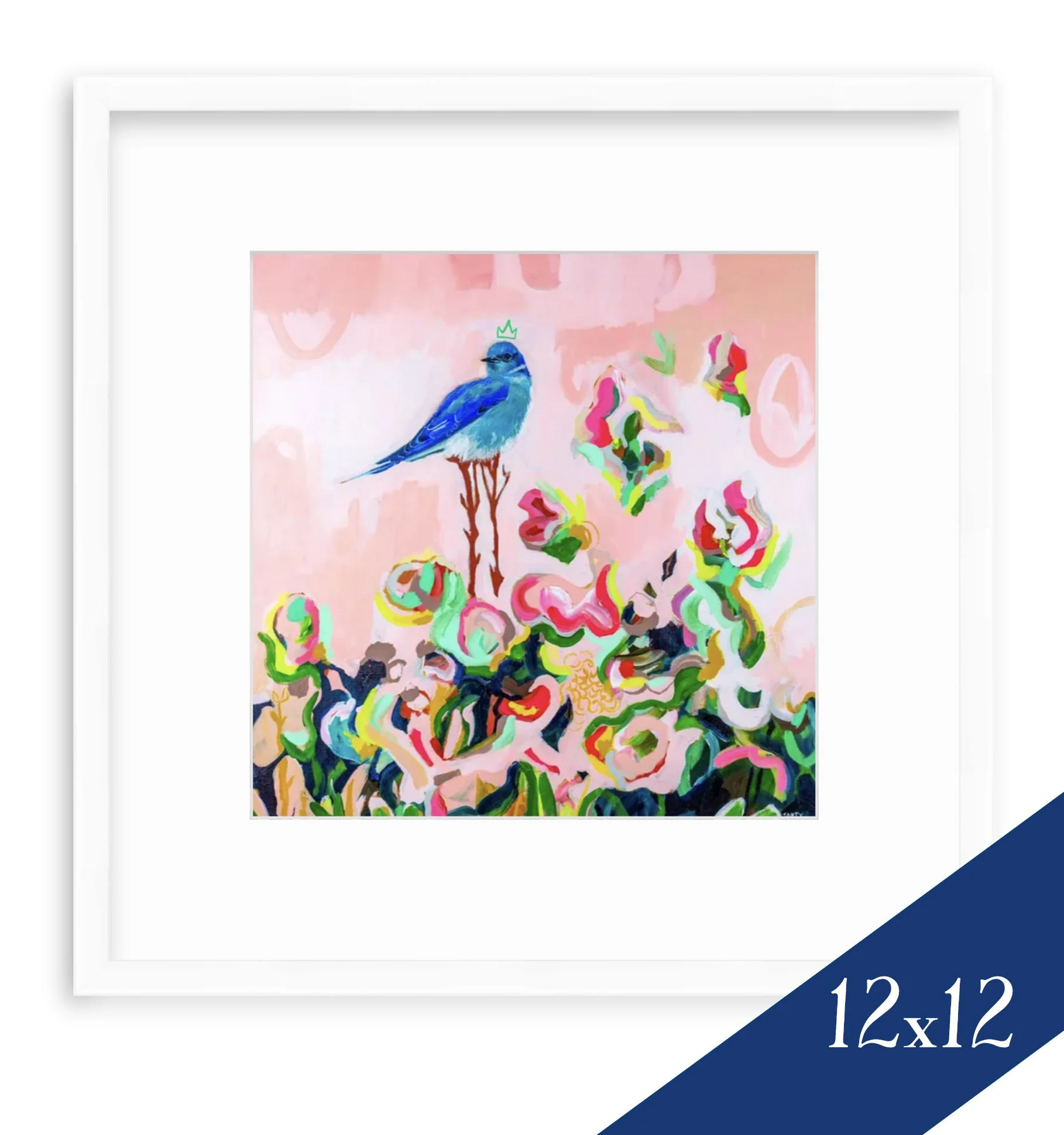 Eastern Mountain Bluebird fine art print by Megan Carty