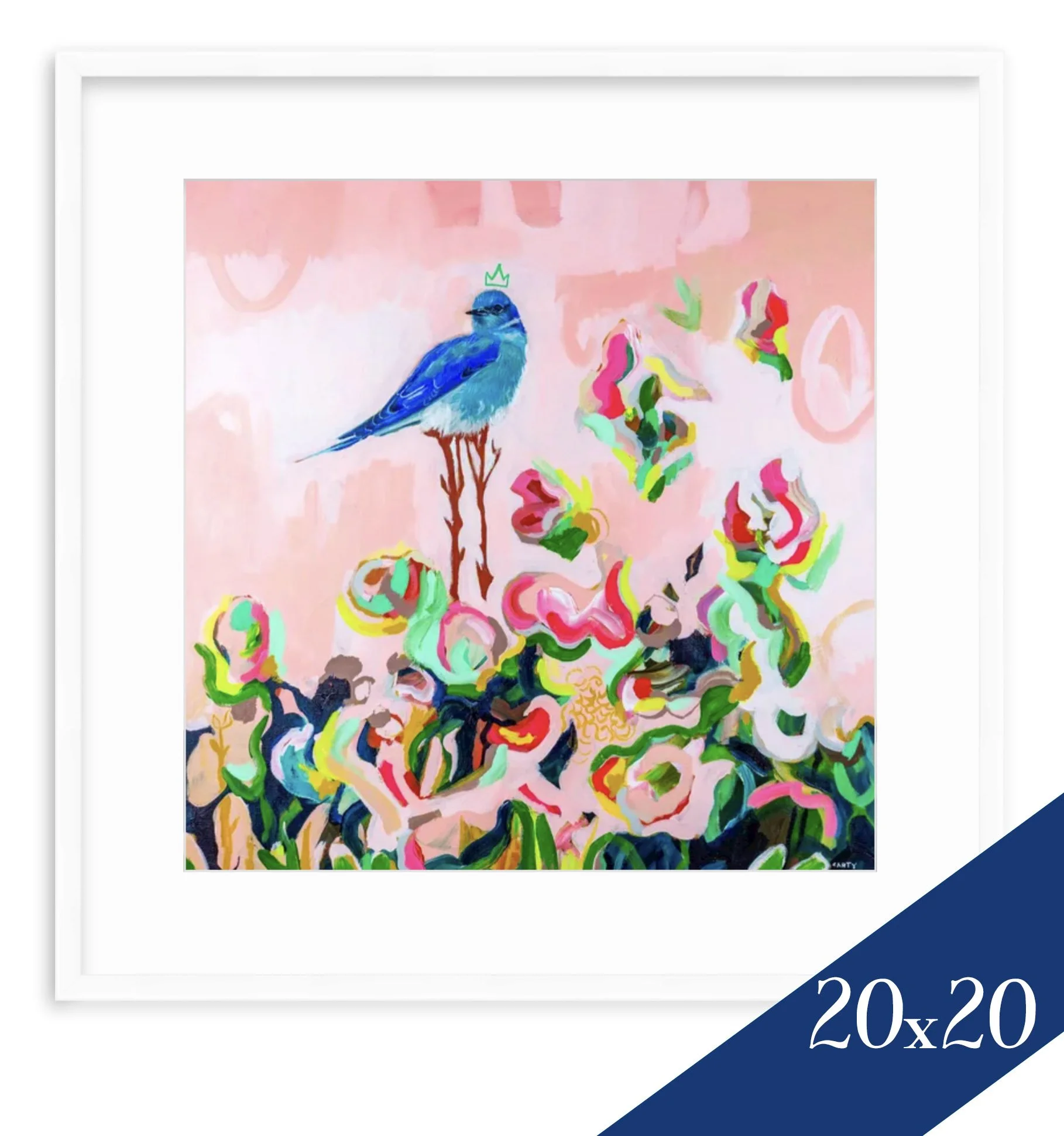 Eastern Mountain Bluebird fine art print by Megan Carty