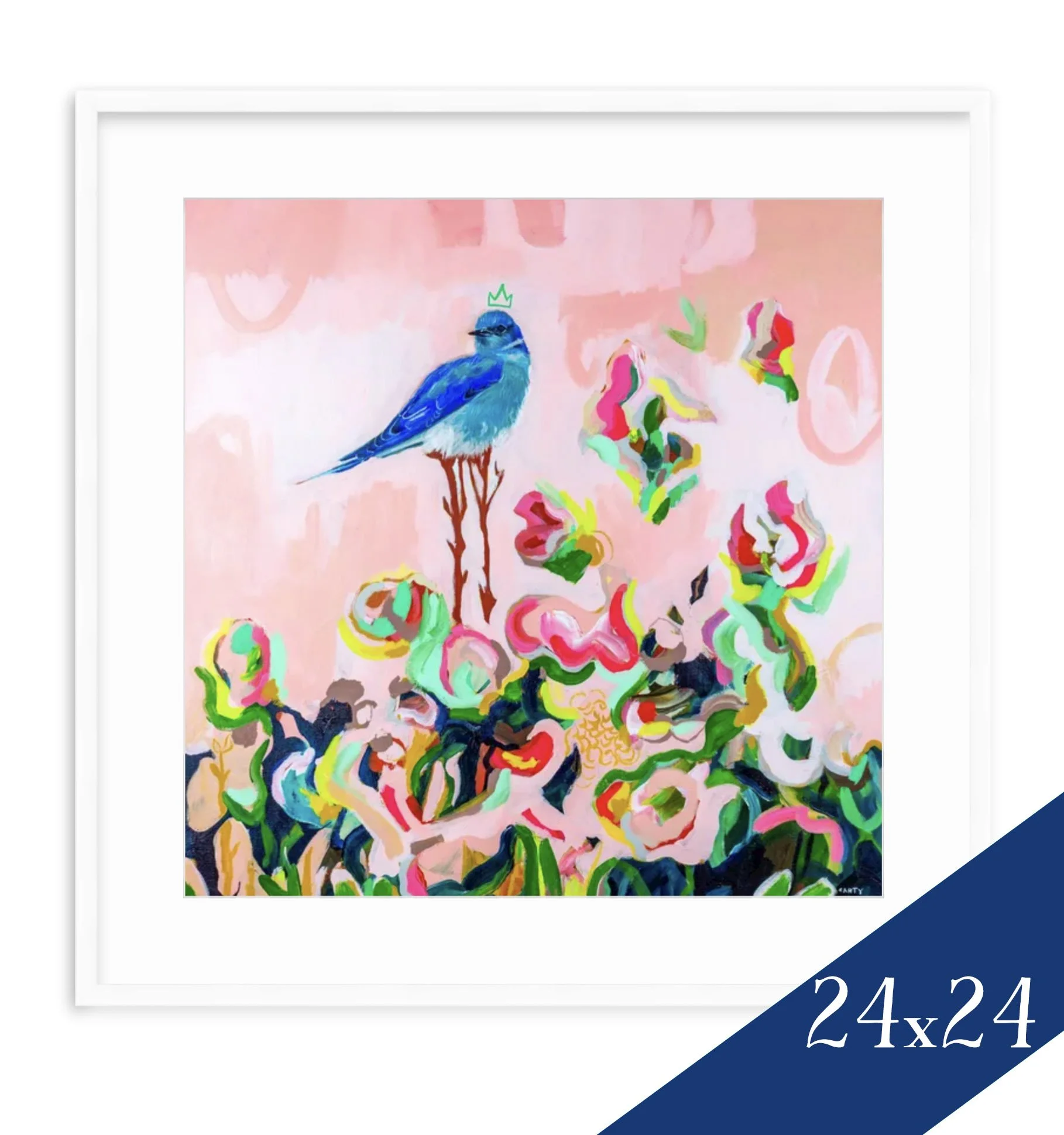 Eastern Mountain Bluebird fine art print by Megan Carty