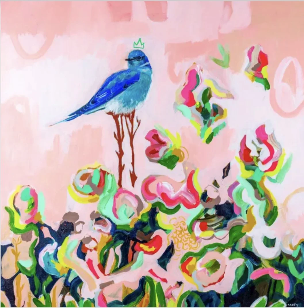 Eastern Mountain Bluebird fine art print by Megan Carty