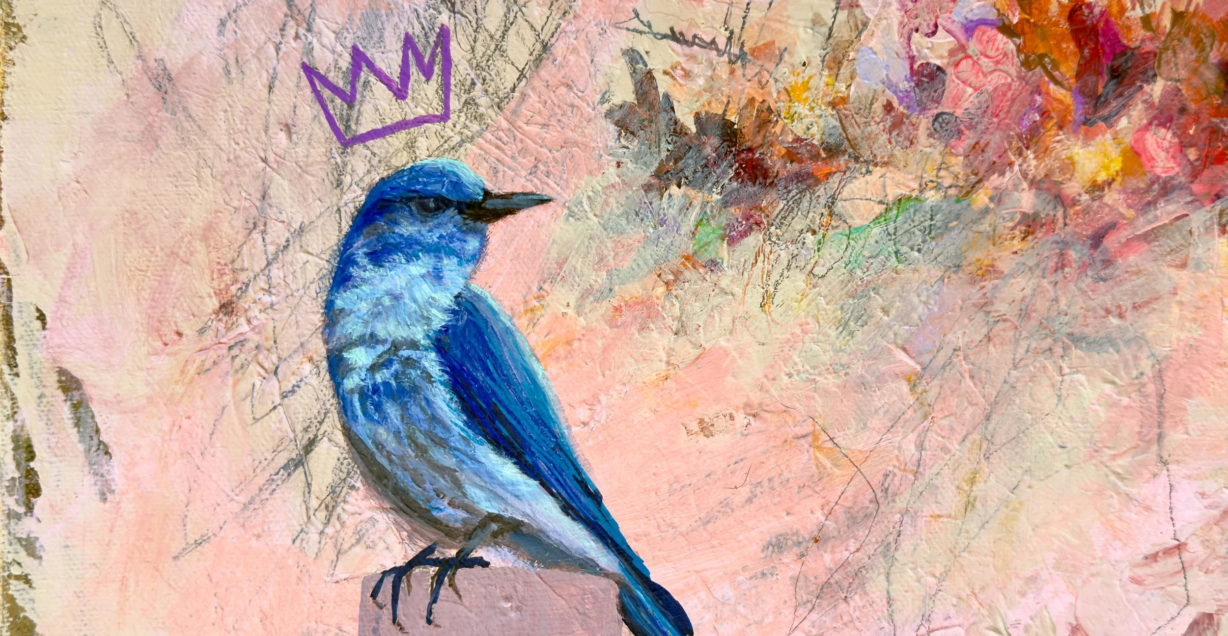 Tammy Stopped Waiting, Bluebird Fine Art Print