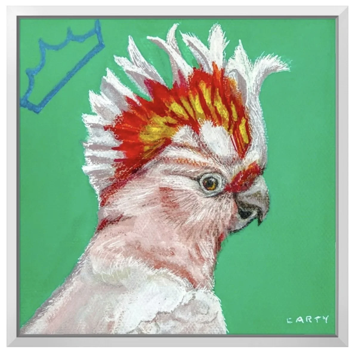 Marion Loved Her Botox, Major Mitchell Cockatoo Fine Art Print