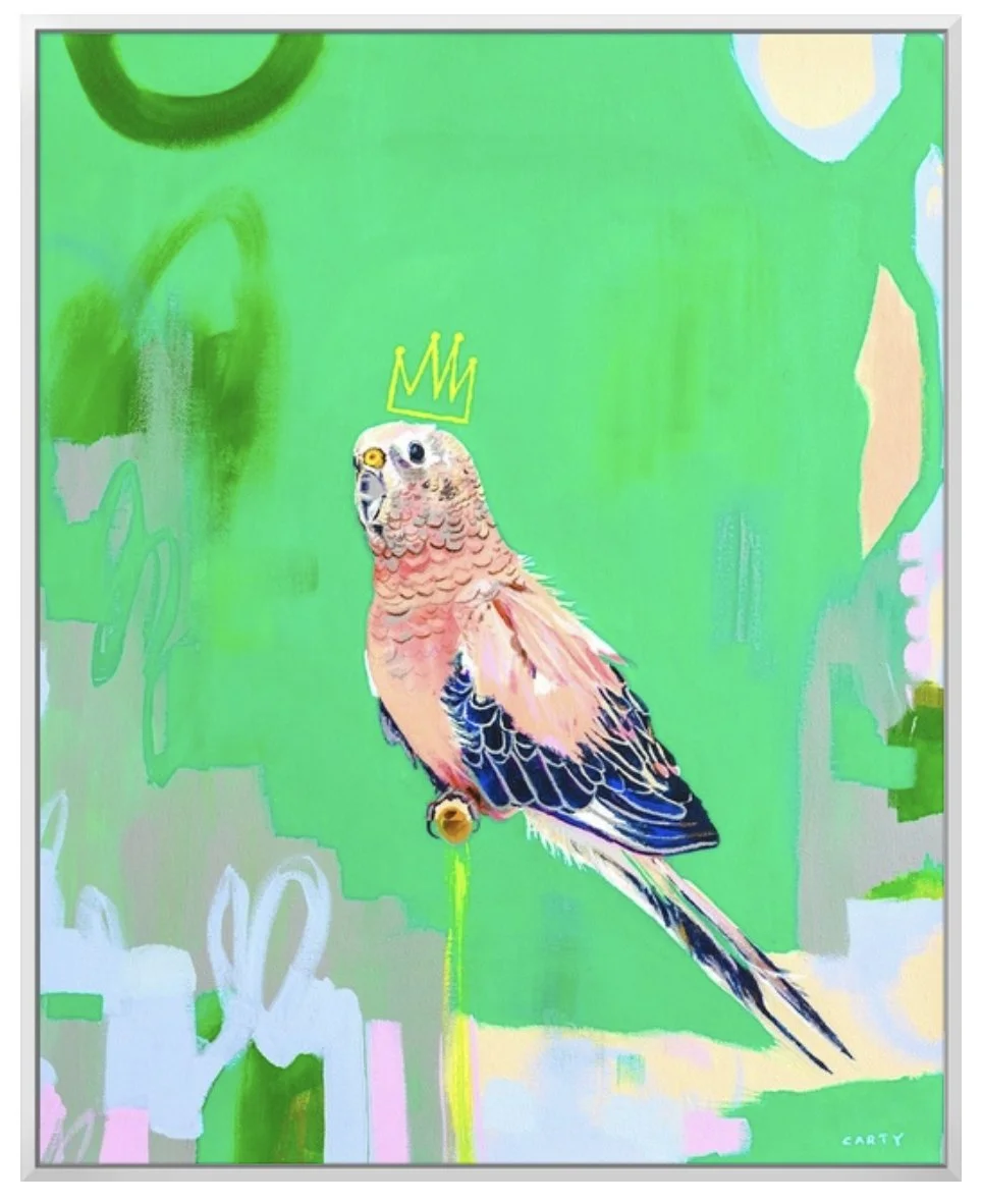 Miss Aroostook County, Preppy Palm Beach Vibes Fine Art Print