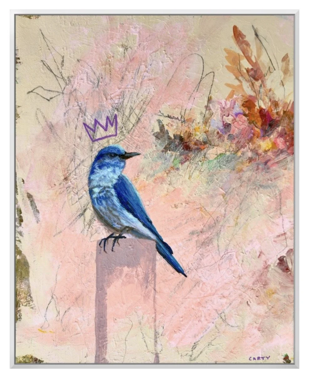 Tammy Stopped Waiting, Bluebird Fine Art Print