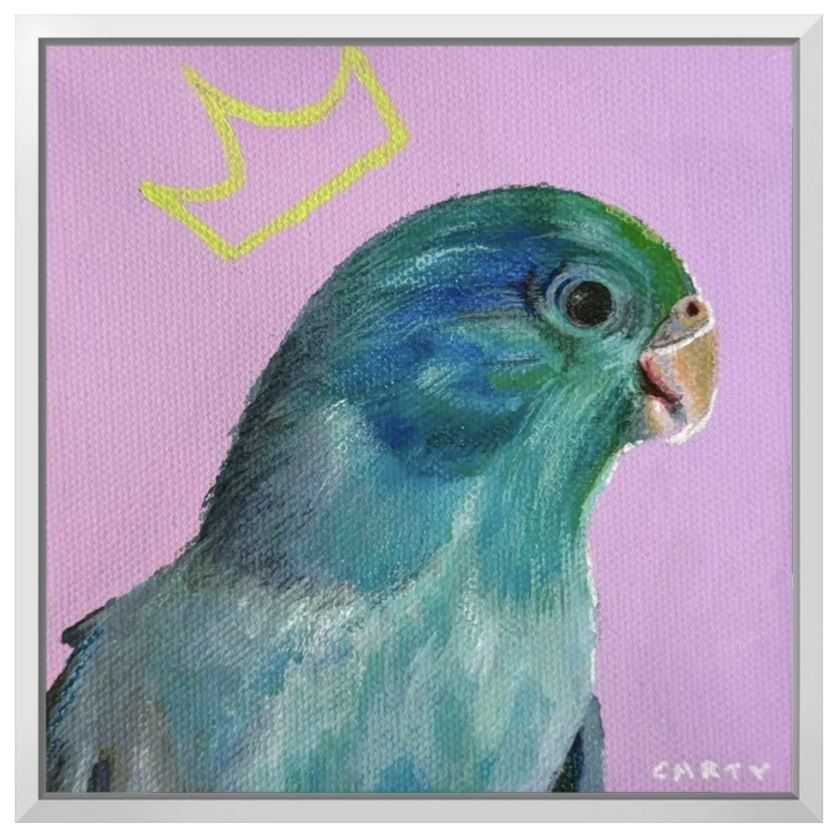Ethel Hits Town, Parakeet fine art print