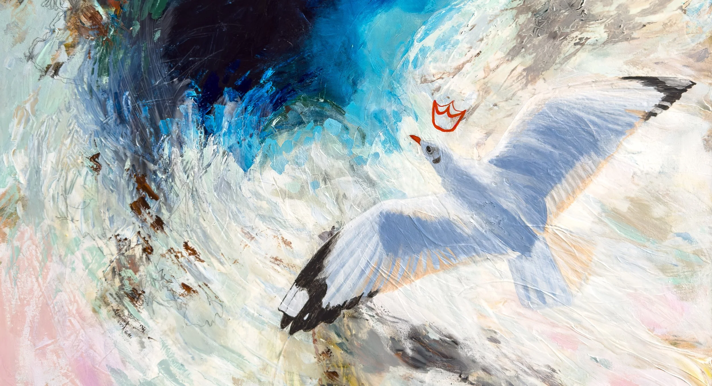 Katie Makes Her Move, Seagull Fine Art Print