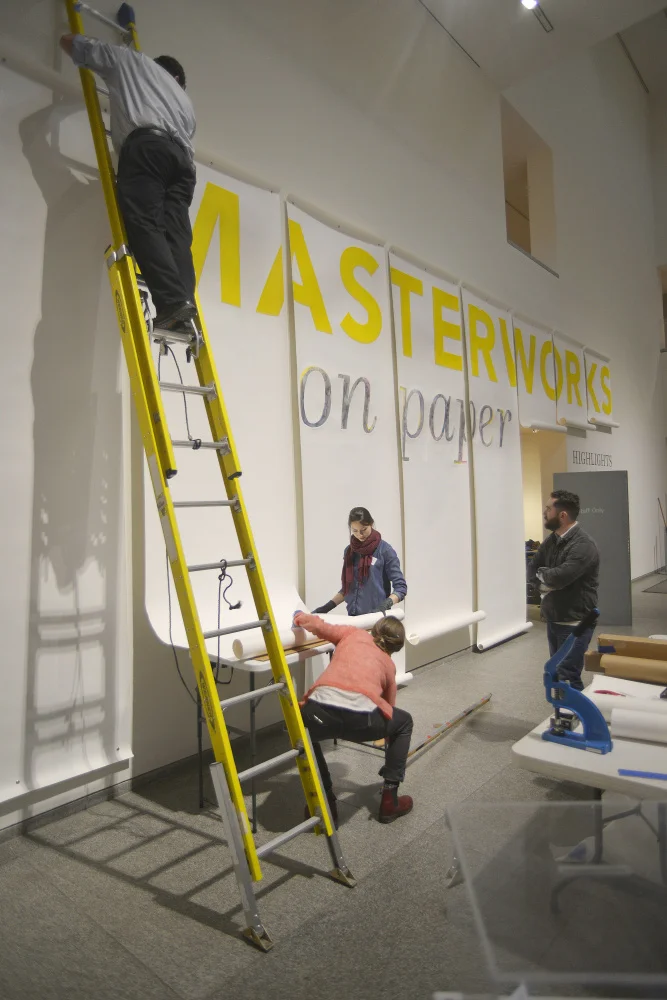 Photo of installation by John Ewing for Maine Today