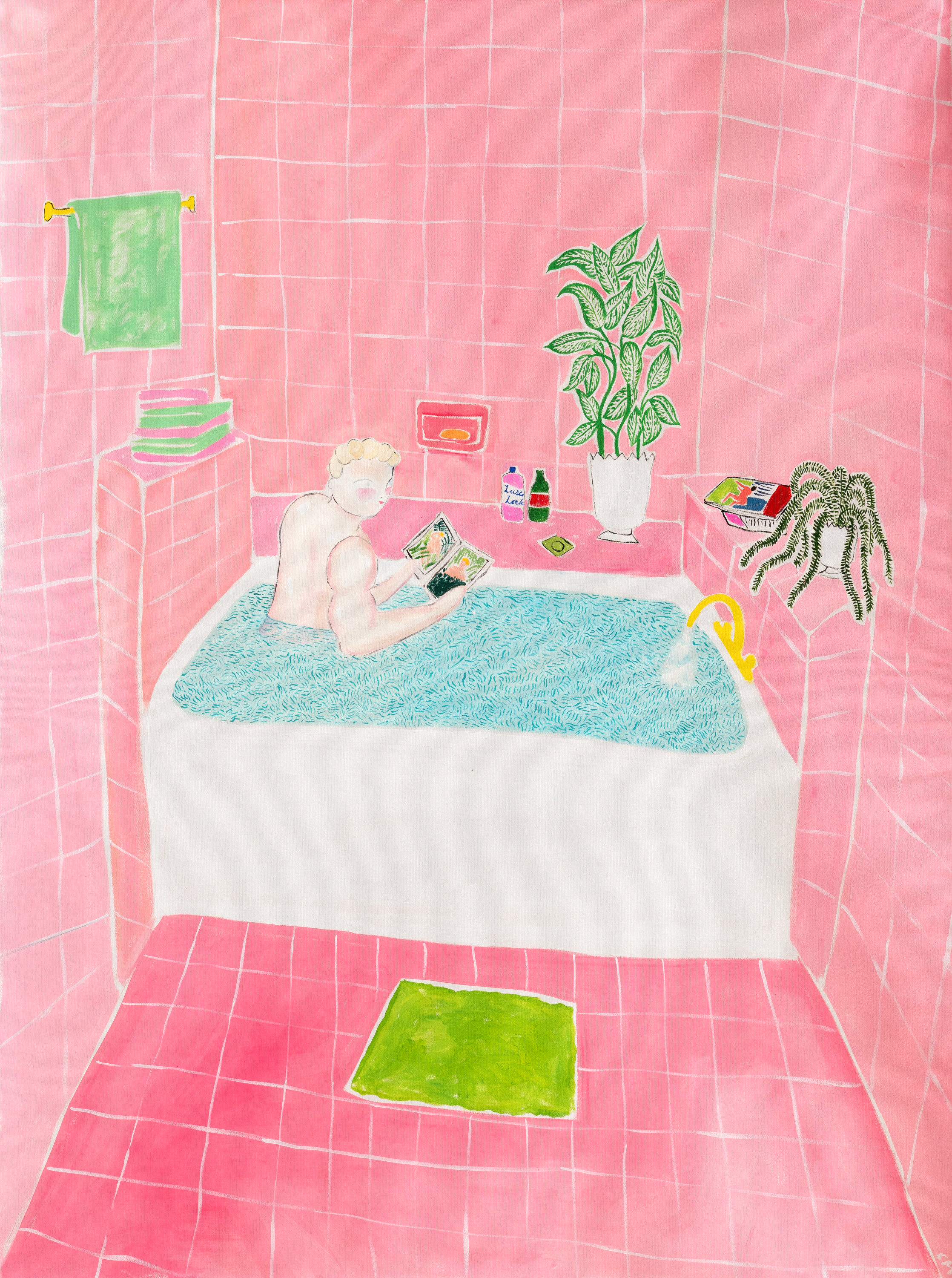 Claire Milbrath_Pink Bath_2019_48x35inches.jpg