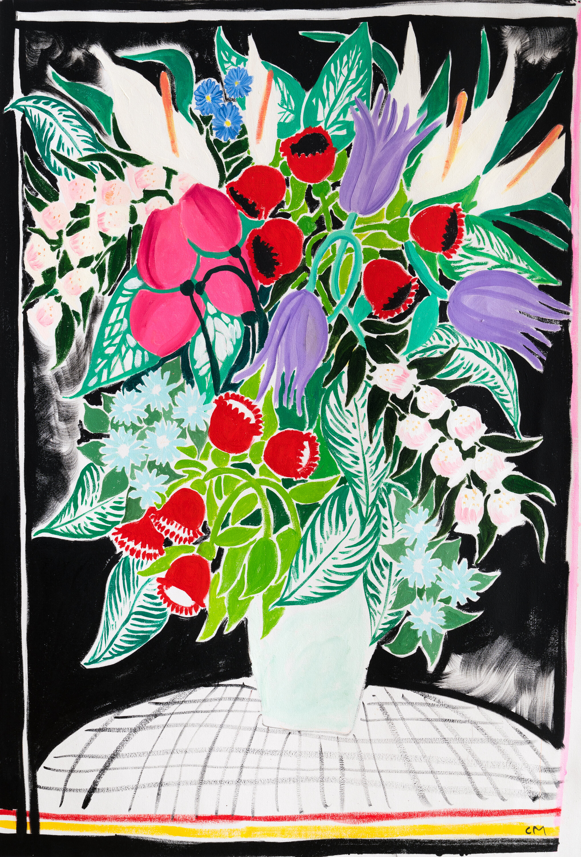Claire Milbrath_Flowers _2019_Oil on canvas_30 × 20 in.jpg