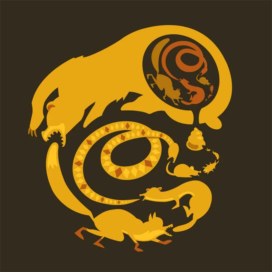 'Circle of life' t-shirt design