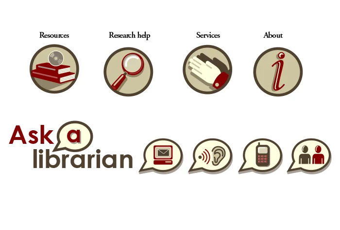  Colgate University Libraries website graphics 