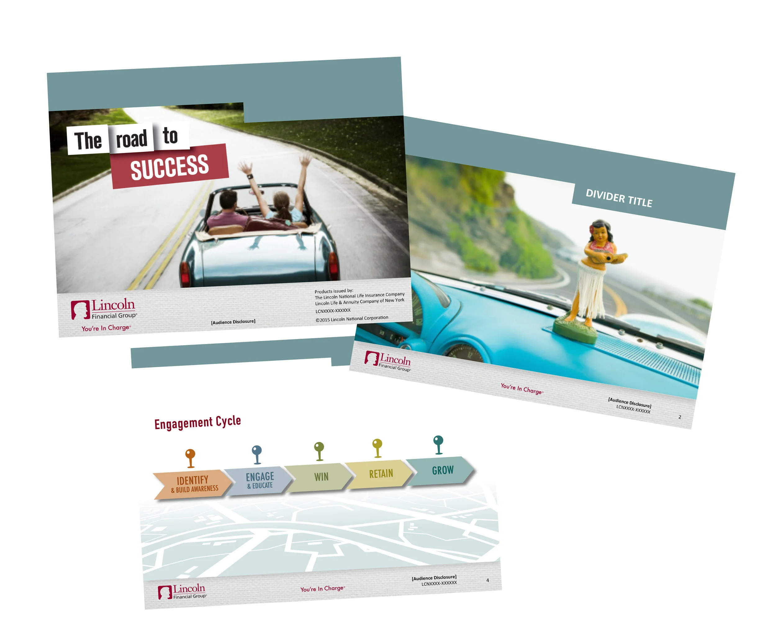 Lincoln Financial Powerpoint Presentation (Art Direction: CrackerJack Communications)