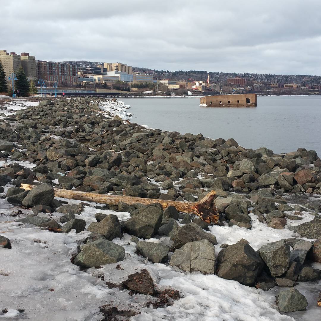 Look, it's Duluth! One of my favorite places in this entire world. Lake Superior is so soothing and restorative, and there are very few places I would have rather been on my birthday.