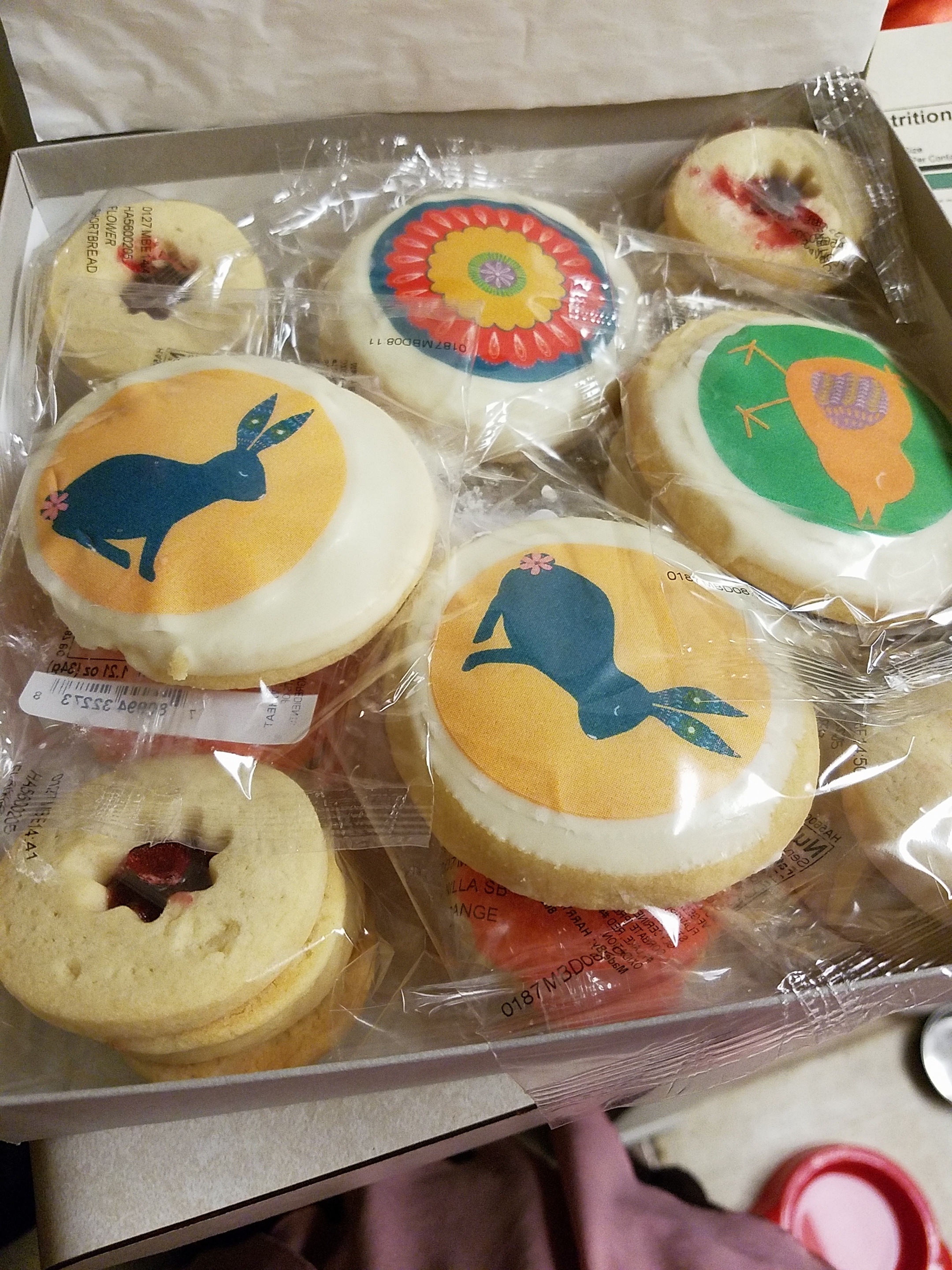 Easter cookies received as a gift to help usher in a new season and era!