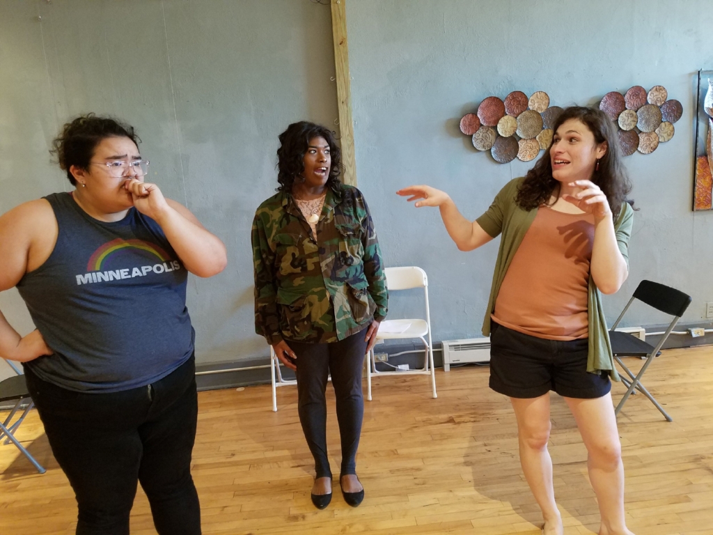  My really great cast for Sky's The Limit as part of our one-act festival.