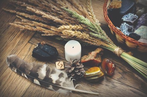 An example Lammas/Lughnasadh altar