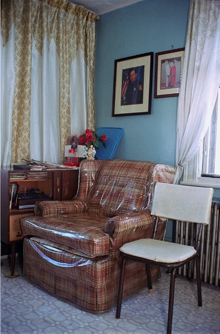 Plastic Covered Chair, Yonkers