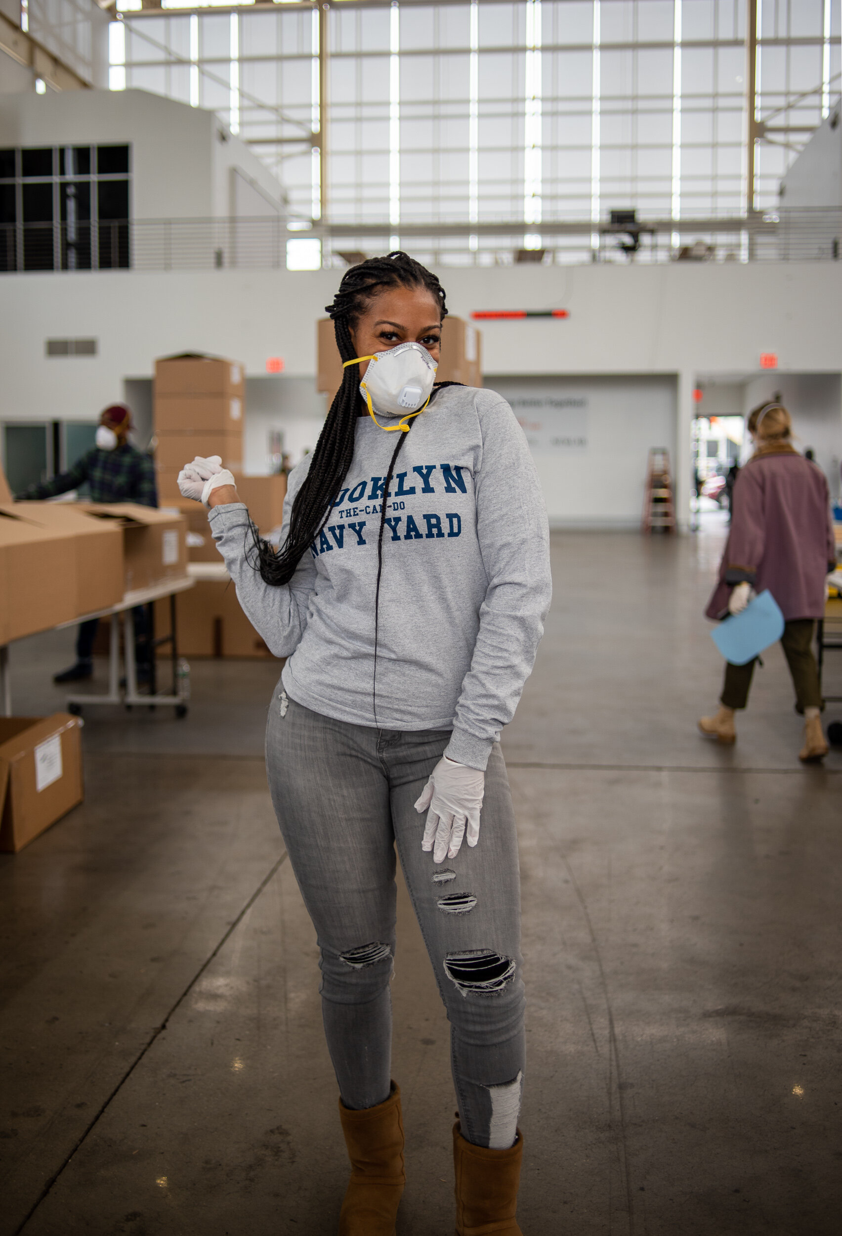 Tameka, normally a freelancer in distribution