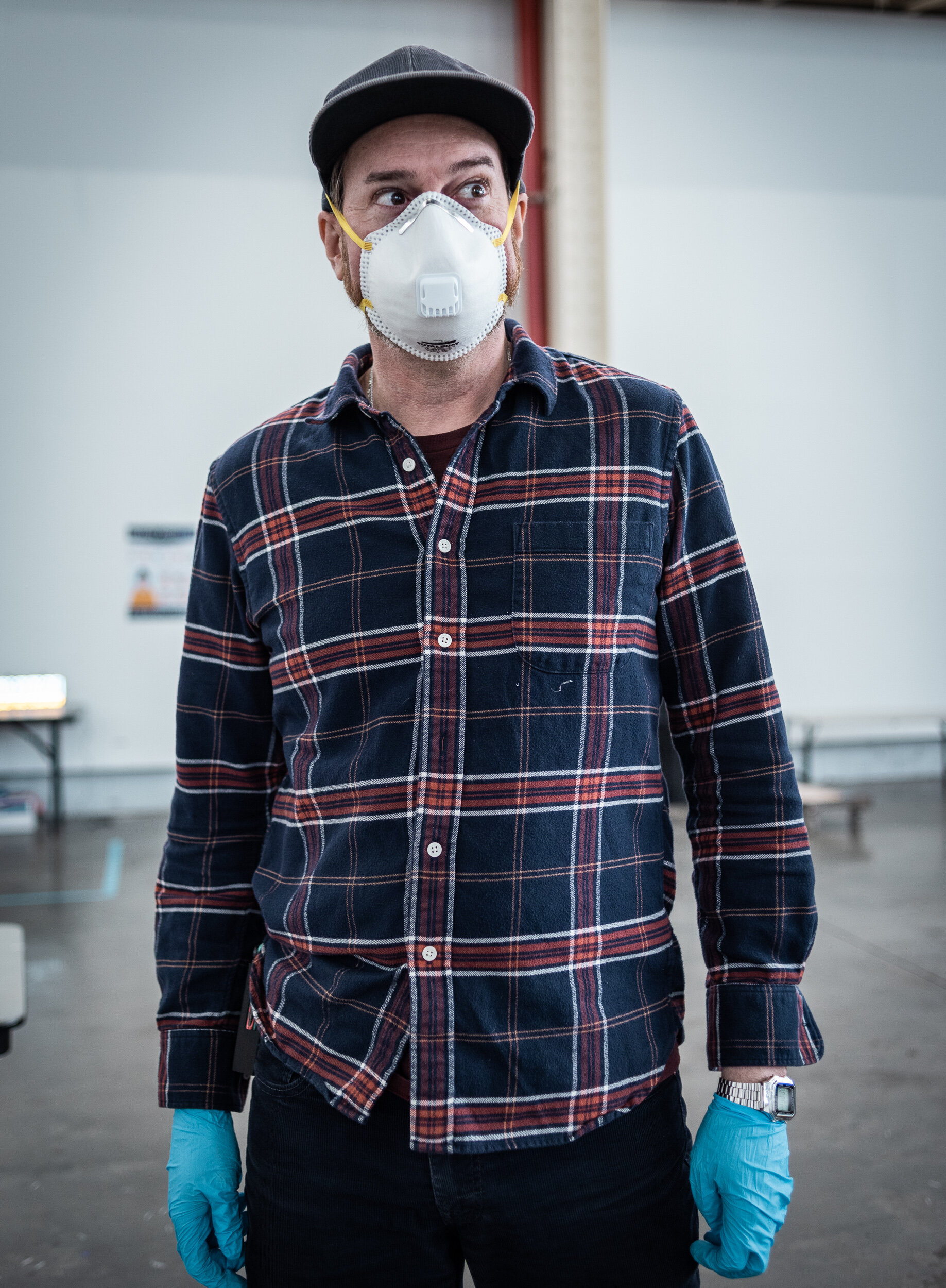 Zach, normally an art handler at MoMa