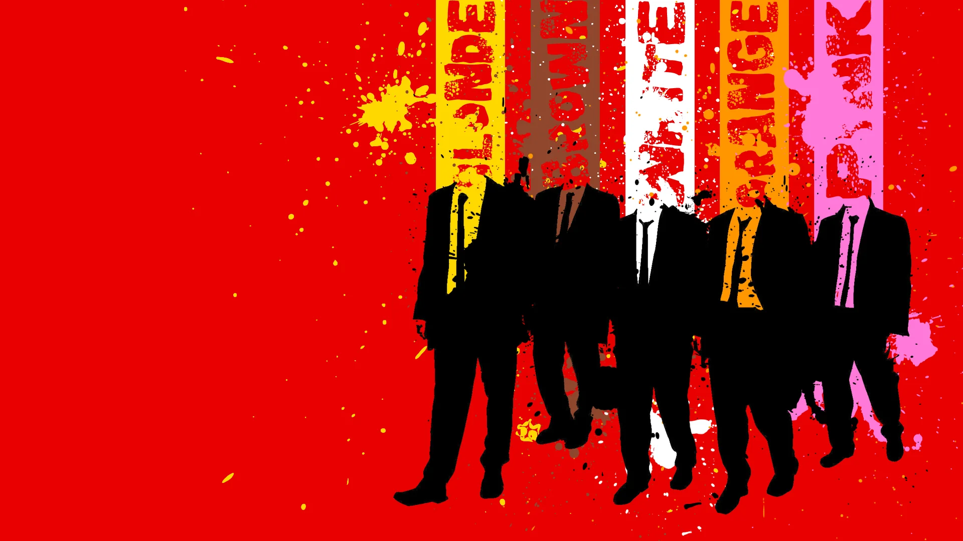 Seis criminales son contratados por Joe Cabot y su hijo Nice Guy Eddie para un trabajo. Escondidos bajo nombres de colores: el señor Naranja , el señor Blanco, el señor Rosa , el señor Rubio , el señor Marrón y el señor Azul . Preparan minuciosamente el robo a un almacén de diamantes, pero la policía aparece en el momento del atraco convirtiéndolo en una masacre. Todo hace sospechar que hay un traidor infiltrado. 