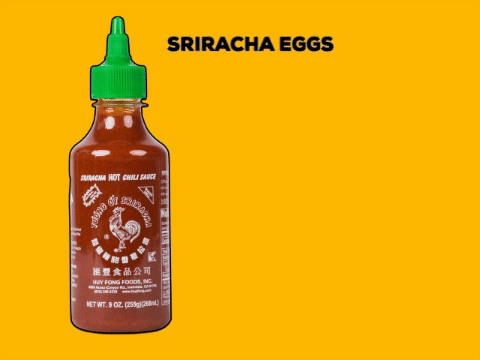 Sriracha Eggs.gif