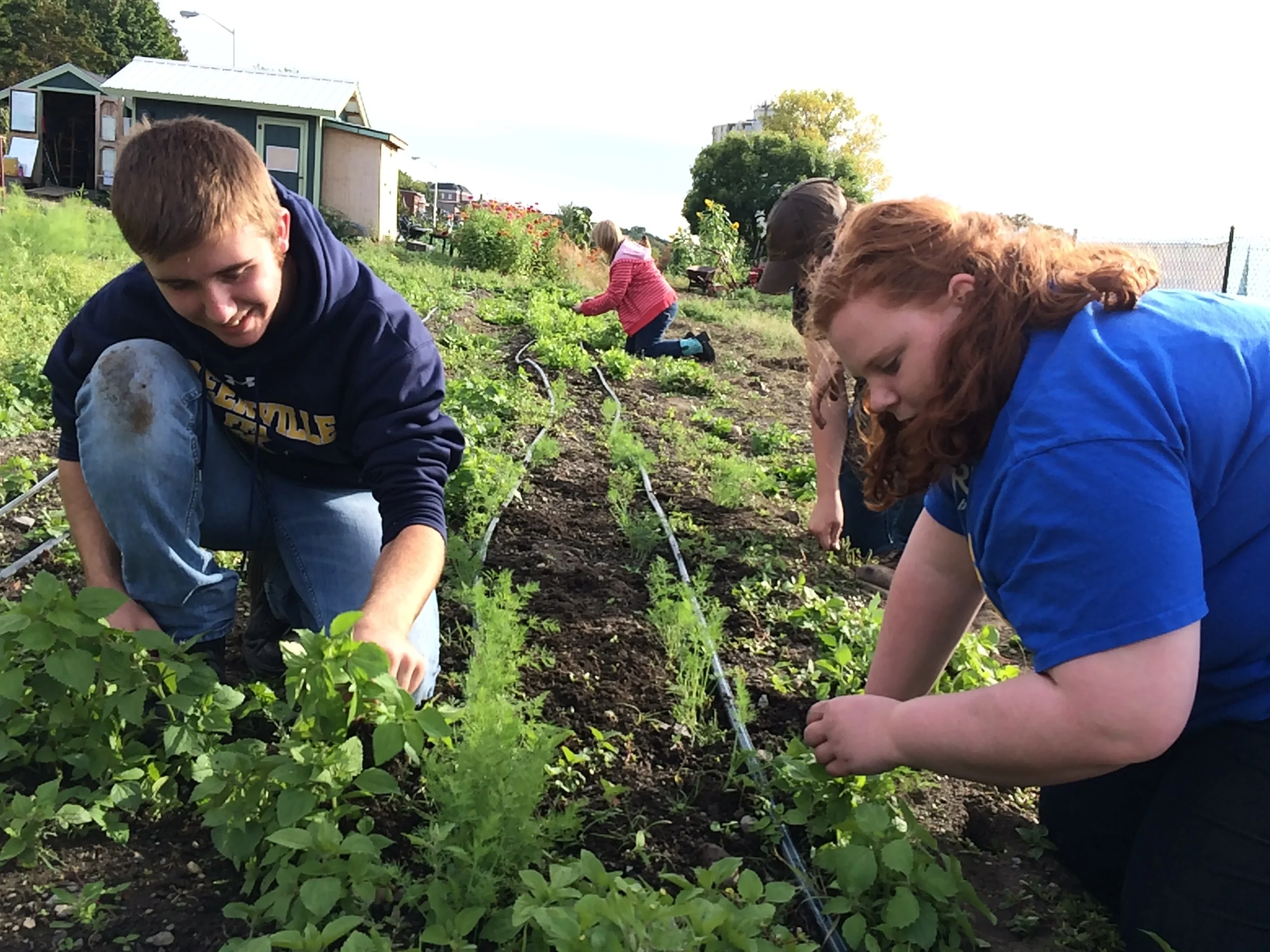 State and National Officers Visit Capital Roots Urban Farm