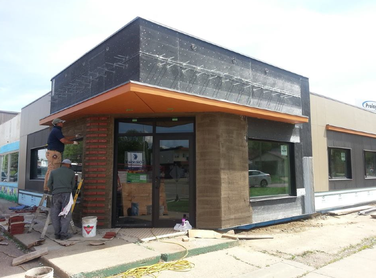 Work is under way for the new office space!
