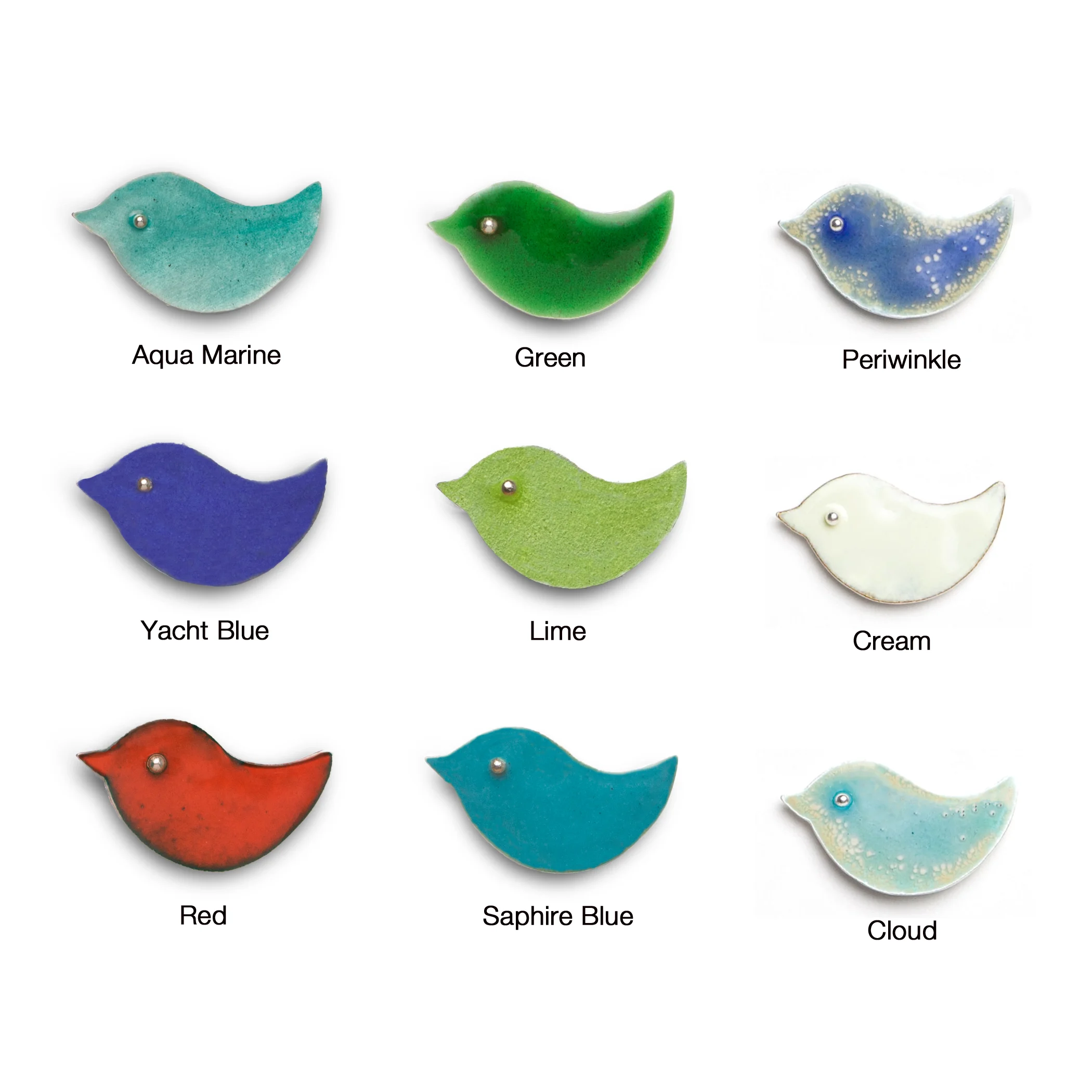 Bluebird Designs Color Chart