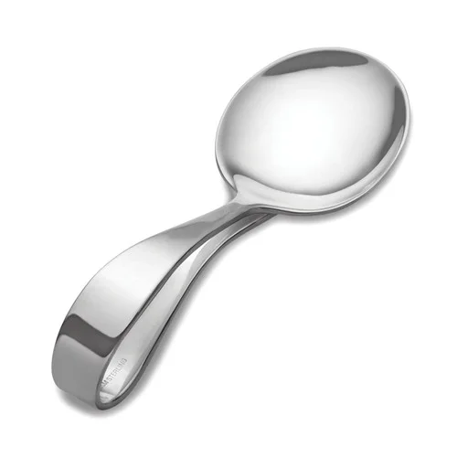 Sterling Silver Loop Handle Baby Spoon
