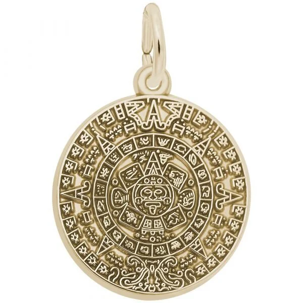 Aztec Sun Charm