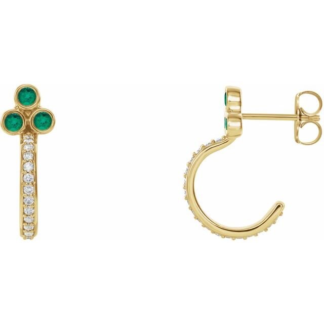 Triple Stone Earrings — Julia Ballentine Fine Jewelry