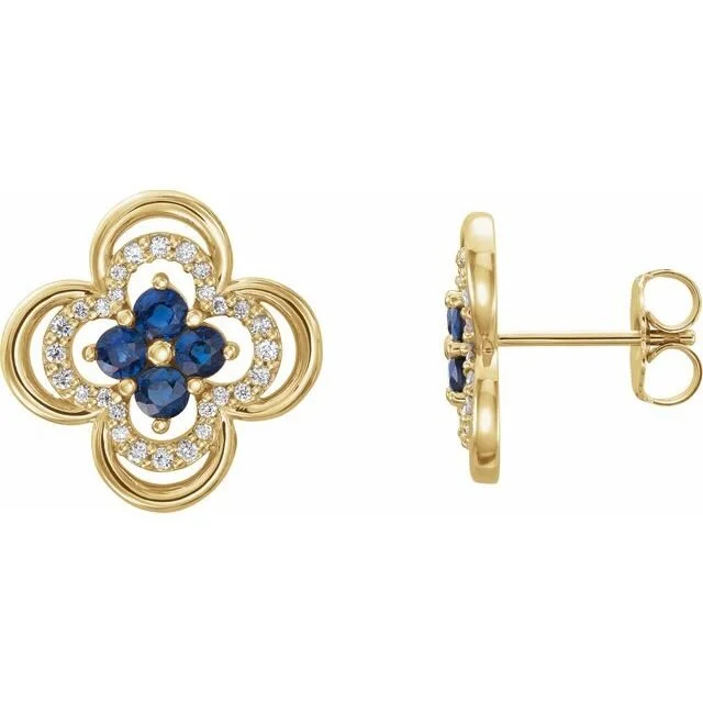 Clover Stud Earrings — Julia Ballentine Fine Jewelry